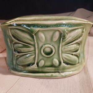 Signed art pottery small vase